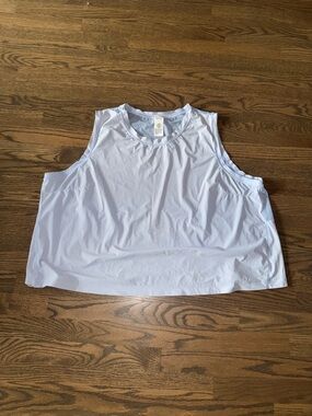 Women’s Light Blue Performance Tank Top - Breathable Sleeveless